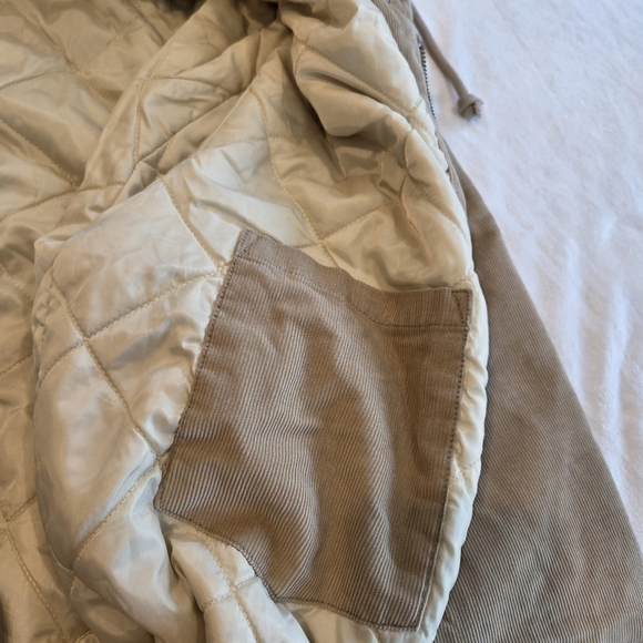 Alpine Design Women's Corduroy Quilted Full Zip Hoodie Medium New Outdoor Hike - Picture 10 of 14